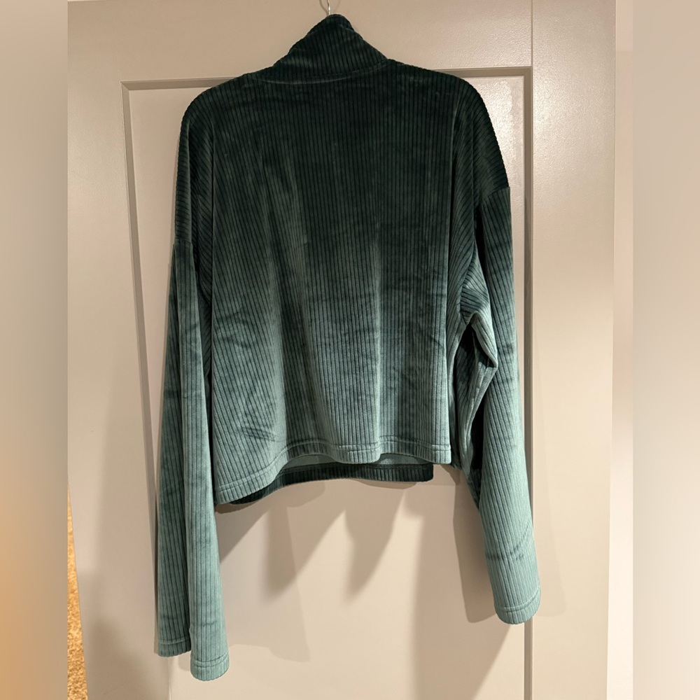 Fabletics Women’s Plush Rub Half Zip Sweatshirt 2X - image 2